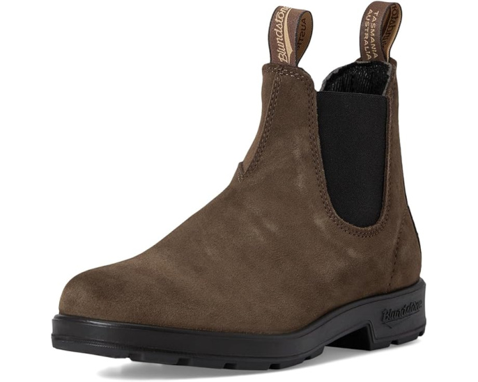 Ботинки Blundstone BL2410 из вощеной замши с круглым носком