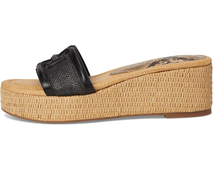 Сандалии Sam Edelman Pauleena на платформе с клиновидным каблуком и логотипом