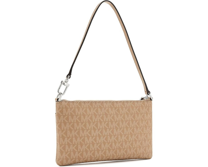 Клатч Jet Set с верхней молнией и съемным ремешком MICHAEL Michael Kors