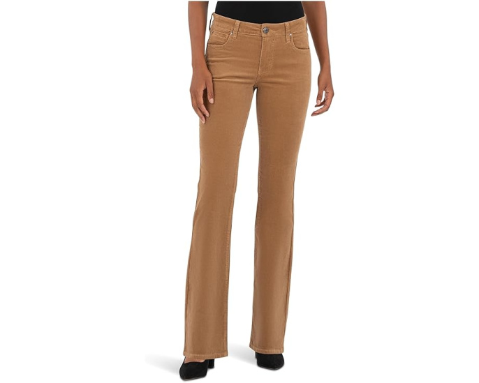 Джинсы Natalie Corduroy Bootcut KUT from the Kloth цвета верблюжьей шерсти