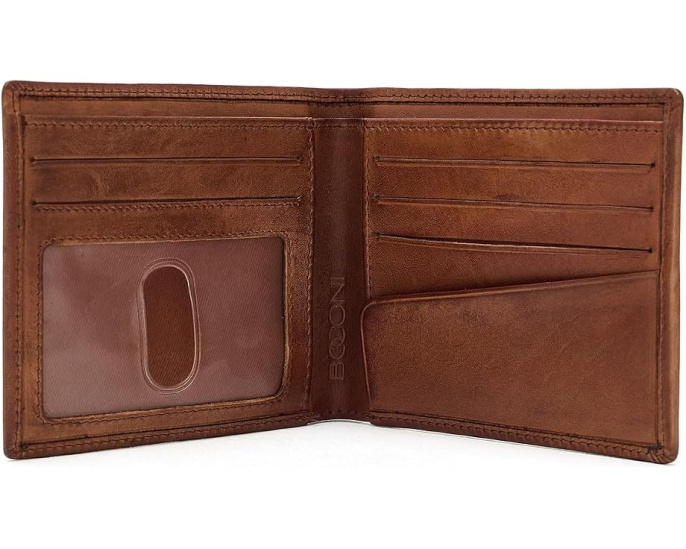 Бумажник Boconi Bifold с окошком для удостоверения