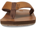 Кожаные шлепанцы Reef Leather Smoothy с тройной плотностью EVA и поддержкой свода