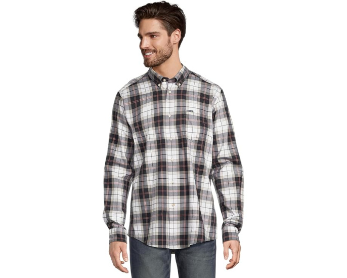Рубашка Barbour Wetheram Tailored Tartan в клетку с классическим кроем