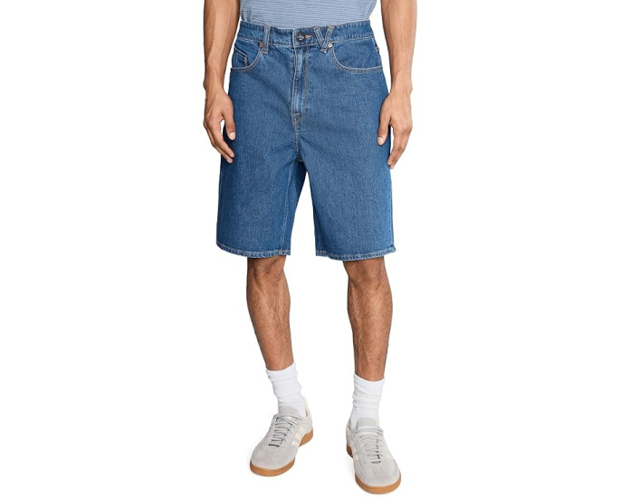 Джинсовые шорты Volcom Billow Denim 22 дюйма (56 см) в стиле пэчворк