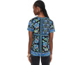 Футболка The Janie Favorite Button Neck Tee Delmira от Johnny Was