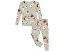 Пижамный комплект Kickee Pants Kids с длинным рукавом и принтом