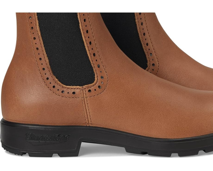 Ботинки Chelsea Blundstone BL2215 с перфорацией броги и водонепроницаемой кожей