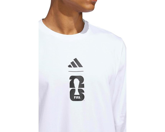 Лонгслив с графикой официального мяча ЧМ-2026 Adidas