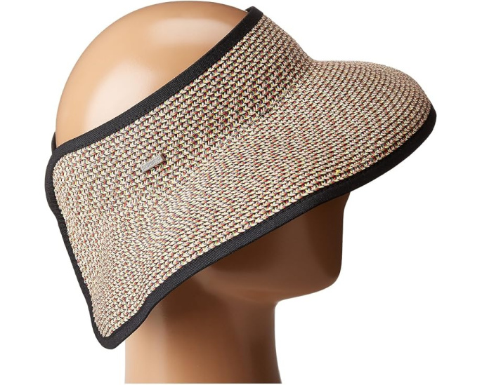 Козырек San Diego Hat Company UBV002 с лентой, широкий