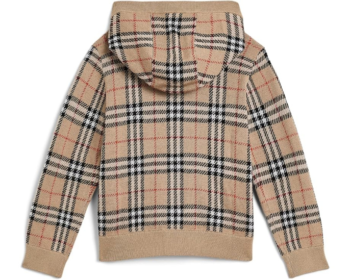 Худи Jimmy Vintage от Burberry Kids на молнии для детей