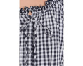 Splendid блуза Gigi Gingham Puff Sleeve в клетку с пышными рукавами