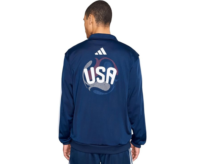 Куртка Adidas USA Olp Track Top с футбольной графикой