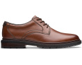 Дерби Clarks Burchill Derby из гладкой кожи темно-коричневые