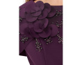 Платье мини из скобы с цветочным декором Adrianna Papell
