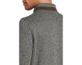 Johnston & Murphy толстовка Marled Quarter-zip с воротником из искусственной замши