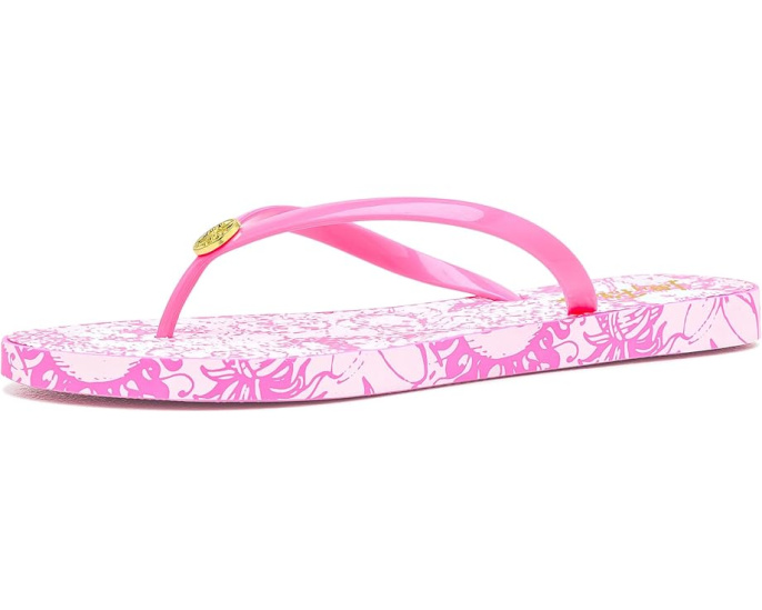 Шлепанцы Lilly Pulitzer Pool с принтом