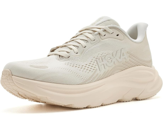 Кроссовки HOKA Clifton 11 женские в серо-бежевых тонах