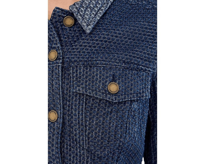 Джинсовая куртка Fit and Flare Stretch Denim Trucker Liverpool Los Angeles