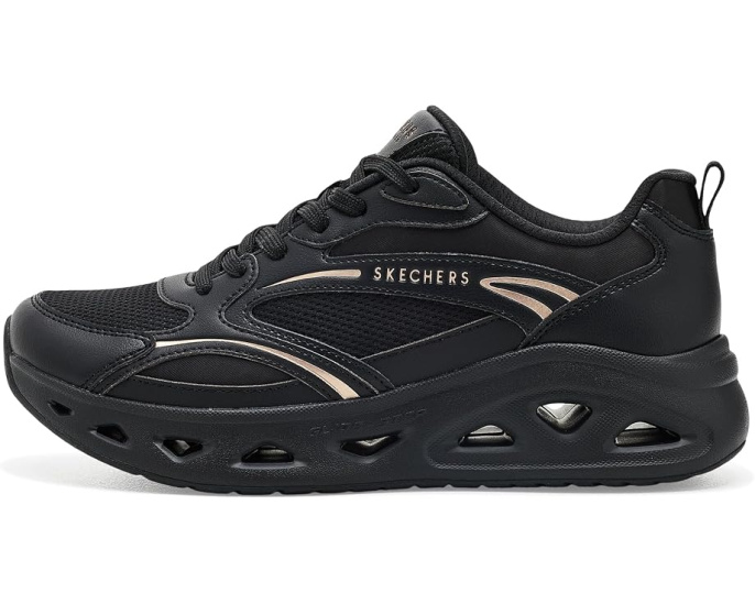 Кроссовки Skechers Uno Glide Step Lite черные