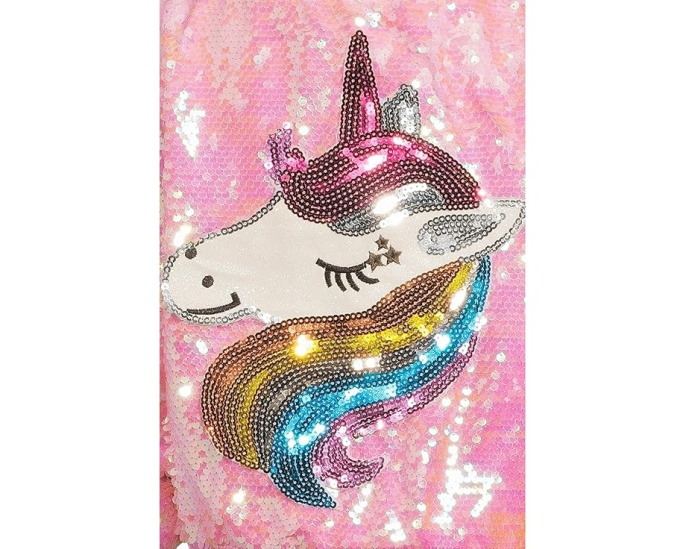 Бомбер Pretty In Pink Unicorn Sequin Bomber от Lola and The Boys