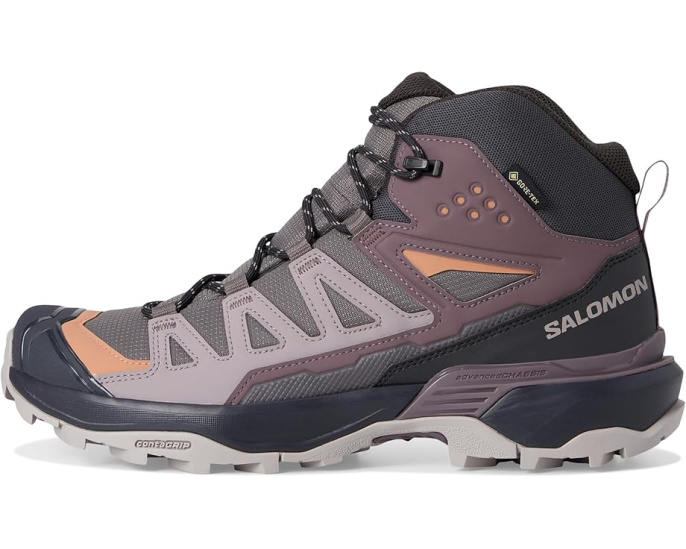 Трекинговые ботинки Salomon X Ultra 360 Mid GTX с технологией Contagrip