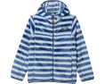 Детское флисовое худи L.L.Bean Hi-Pile Fleece с принтом в полоску