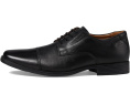 Туфли Clarks Tilden Cap с блестящей кожей и двойной резинкой