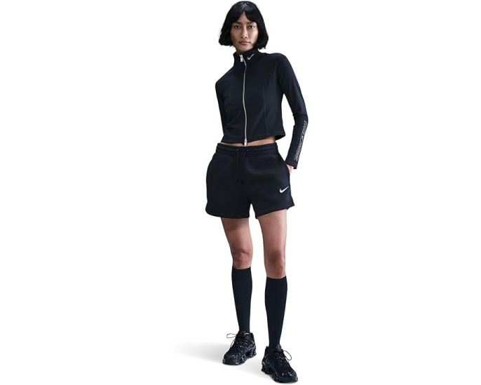 Шорты Nike Sportswear Phoenix Fleece Mid-Rise длиной 4 дюйма (10.16 см)