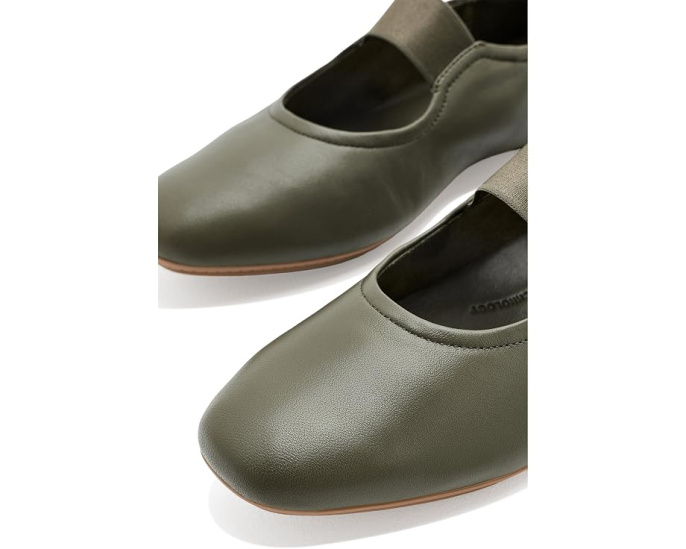 Туфли Mary Jane FitFlop Delicato Poise Leather кожаные зеленые