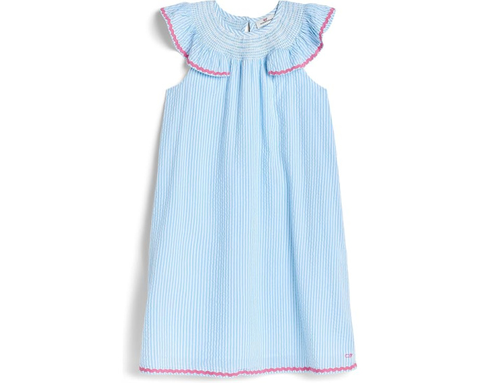 Детское платье Vineyard Vines Regan из сейрсакера с клетчатым принтом
