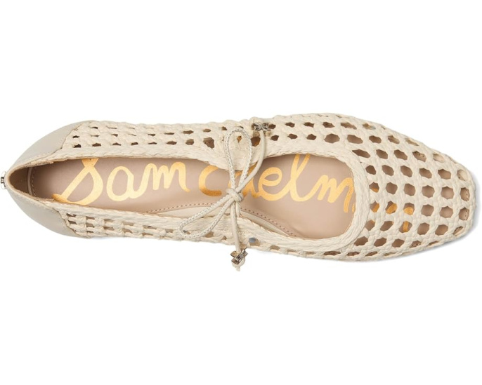 Балетки Sam Edelman Marcie с плетеным верхом и квадратным носком
