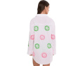 Рубашка Kwitney Embroidered Long от Lilly Pulitzer с вышивкой