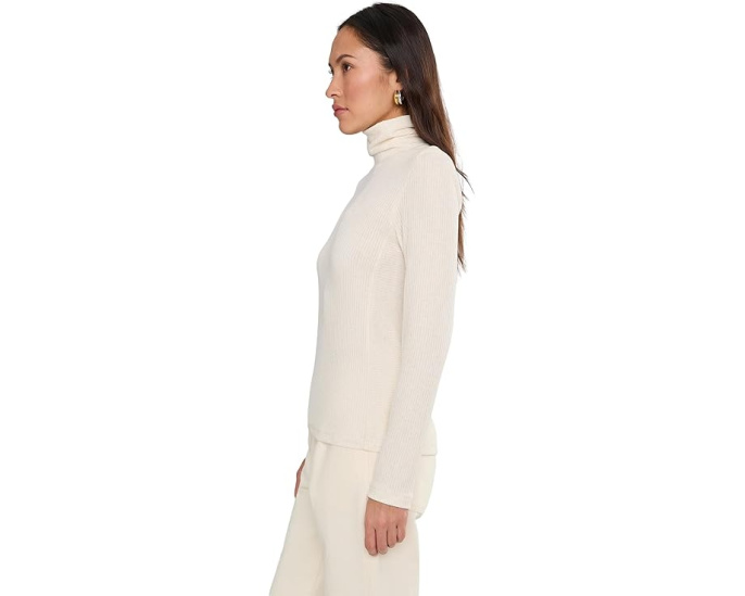 Водолазка Madewell Coverstitch с драпировкой из вискозного рубчика