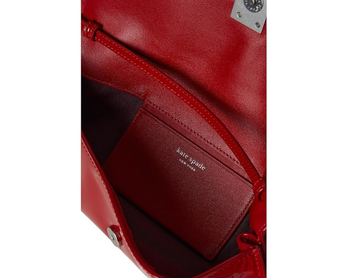 Мини-сумка Deco из лакированной кожи через плечо от Kate Spade New York