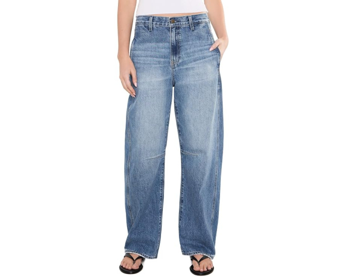 Джинсы AG Jeans Mercer High-Rise Barrel с высокой посадкой