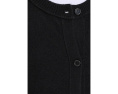 Fine Felted Wool Crew Neck Cardigan