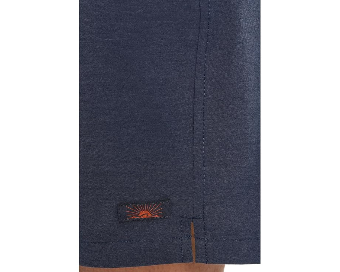 Faherty All Day Boardshorts шорты с полоской синего ночного цвета
