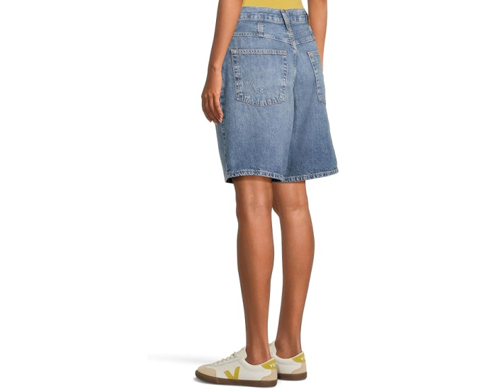 Шорты Free People Montana из хлопка с пятью карманами и молнией