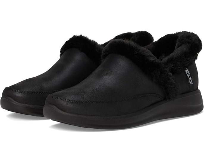 Тапочки Skechers Cozy Escape Hands Free Slip-Ins с искусственным мехом и памятью формы