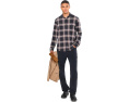 Брюки AG Jeans Everett Slim Straight из рубчатого вельвета в винтажно-черном цвете