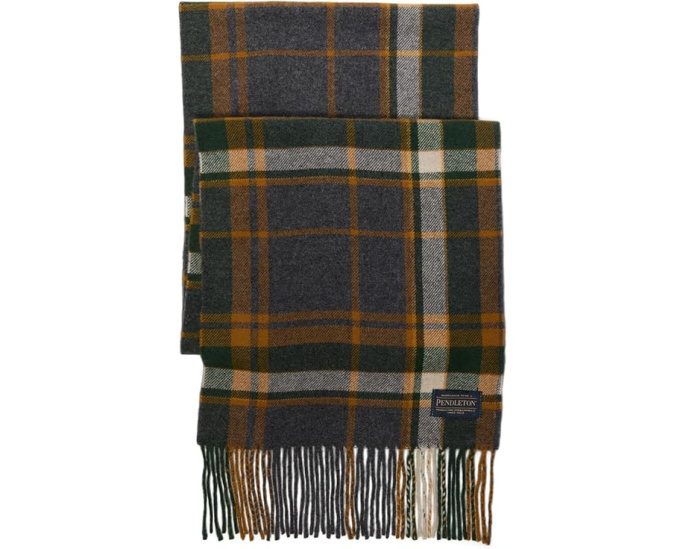 Шерстяной шарф Pendleton Whisperwool клетка черный