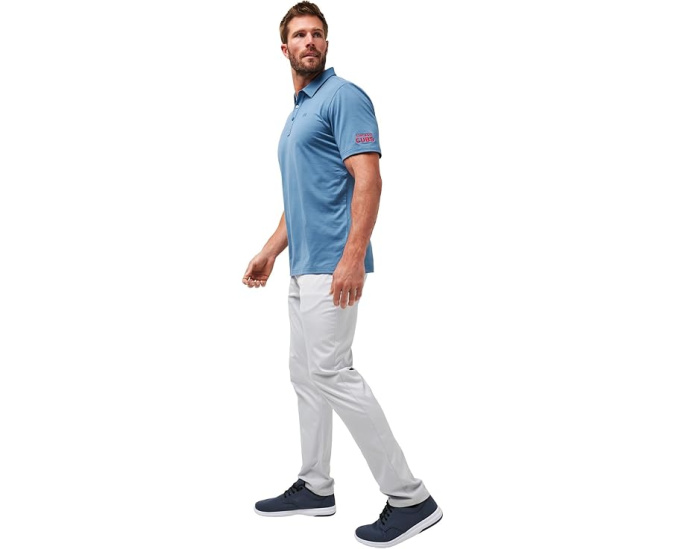 Поло TravisMathew Chicago Cubs Club Rules синее мужское