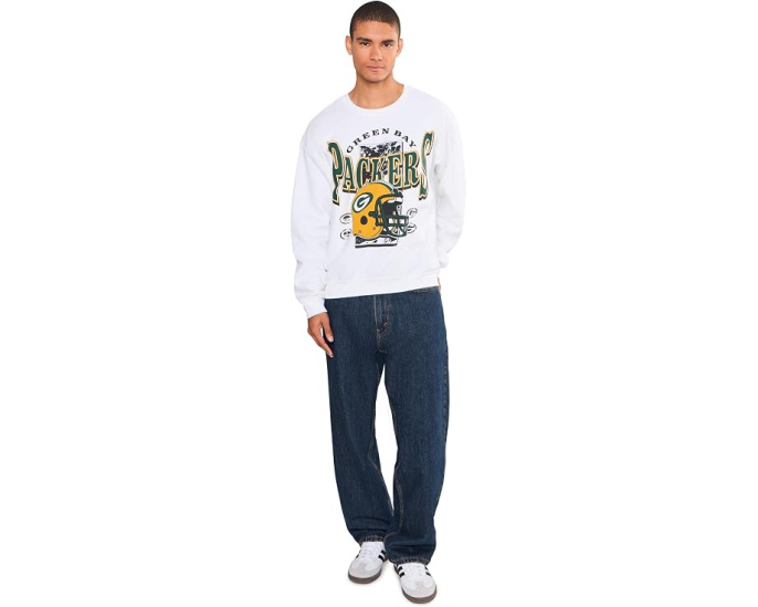 Junk Food Clothing флис NFL Green Bay Packers Conversion Crew