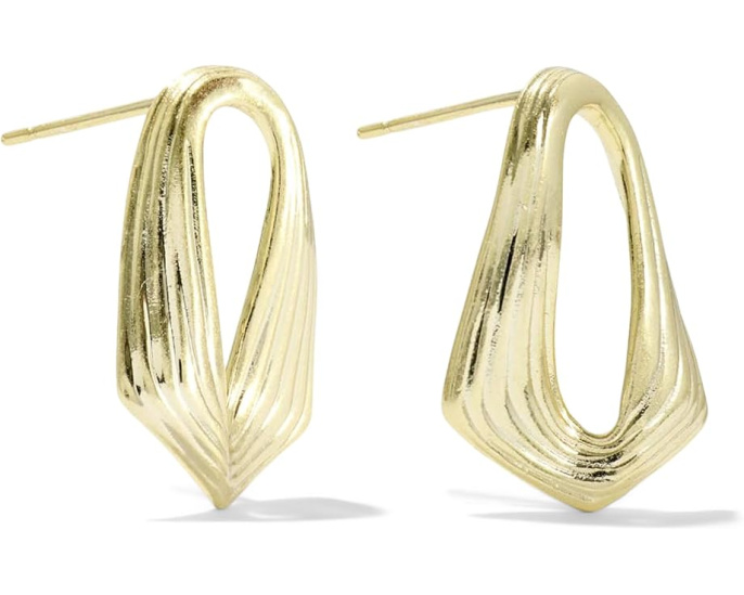Серьги-гвоздики Kira Stud от Kendra Scott золотистые