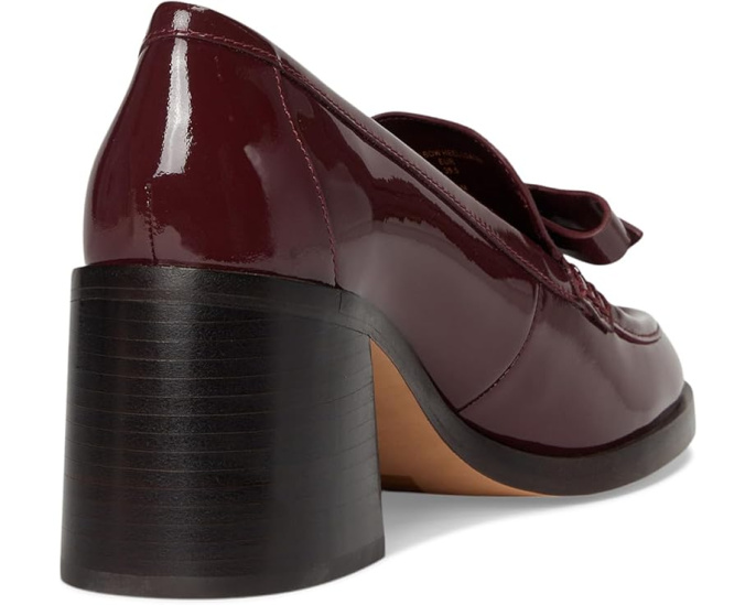 Kate Spade New York лоферы на каблуке Deco Bow из гладкой кожи