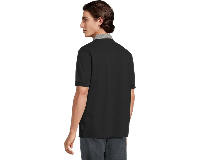 Поло Armani Exchange Small Logo с контрастными деталями