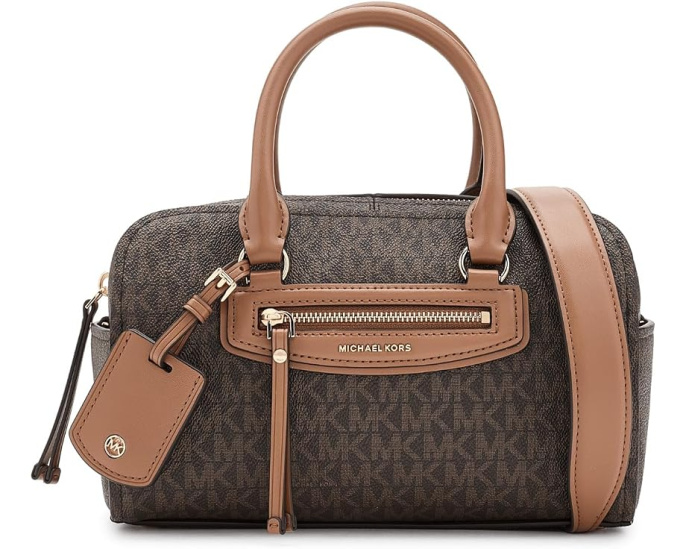 Сумка MICHAEL Michael Kors Jet Set Travel Extra Small Duffle через плечо с принтом лого