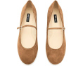 Балетки Classik с ремешком и квадратным каблуком из кожи Nine West