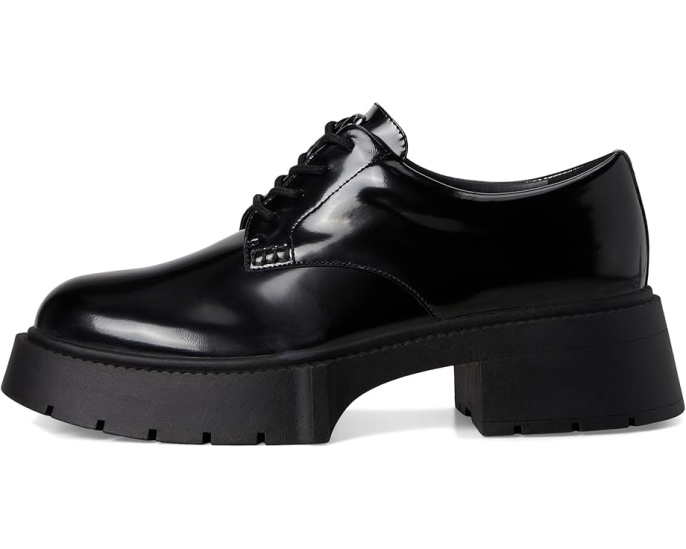 Туфли Lyla Platform Derby от COACH на платформе с кожаным верхом и шнуровкой