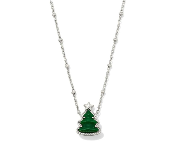 Kendra Scott подвеска-ожерелье Holiday Tree с короткой цепочкой